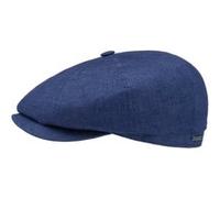 Casquette en Lin Hatteras Classic by Stetson bleu-moucheté 61 cm