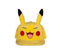 Pokémon Happy Pikachu Unisexe Casquette Jaune One Size 80% Polyester, 20% Coton