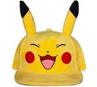 Pokémon Happy Pikachu Unisexe Casquette Jaune One Size 80% Polyester, 20% Coton