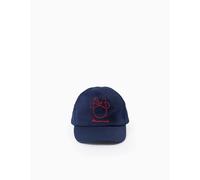 Casquette en sergé avec nœud minnie bleu foncé 10A