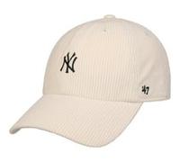 Casquette en Velours Clean Up Yankees by 47 Brand beige One Size