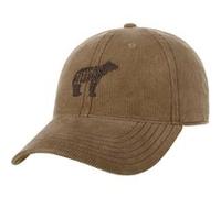 Casquette en Velours Côtelé Bear by Stetson marron One Size