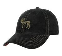 Casquette en Velours Côtelé Deer by Stetson noir One Size