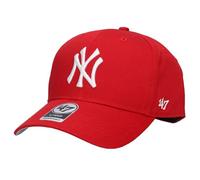 Casquette de baseball New York Yankees 47Brand MLB Raised Basic MVP Rouge TU