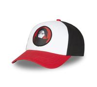 Casquette Enfant, Baseball Naruto, Blanc NUK | Mixte, Enfant 49-54cm, 100% Coton, Réglage Snapback, Bande anti-transpirante, Visière arrondie