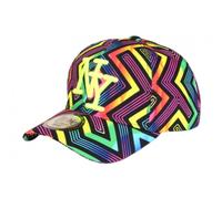 Casquette Enfant Fluo Style Graffiti Pop Arc en Ciel Ultra coloré 7-12 Ans - Taille Unique - Jaune
