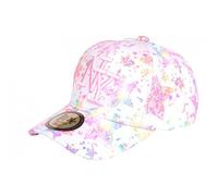 Casquette Enfant-Hip Hop Honour-Casquette Fille Enfant Étoiles Multicolores - Arc-en-Ciel NY Rose - 7 à 12 Ans - Rose Taille unique