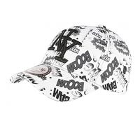 Casquette Enfant NY Blanche et Noire Fashion Baseball Bang Boum de 7 à 11 Ans - Taille Unique - Blanc