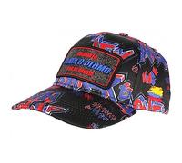 Casquette Enfant Plata o Plomo Rouge et Bleue Strass 7 a 12 Ans - Taille Unique - Rouge