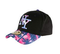Casquette Enfant Rose et Bleue Fashion Hawai Baseball NY de 7 à 12 Ans - Taille Unique - Rose