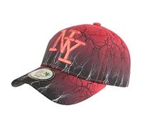 Casquette Enfant Rouge et Noire Eclyr Fashion NY Baseball de 7 à 12 Ans - Garçon