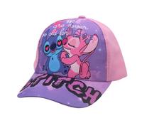 Casquette enfant - Stitch & Lilo - Violet -Ajustable-Anti-Soleil Coton Baseball Cap - Mixte -Mignon Casual -Printemps/Été 50 cm