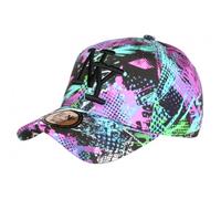 Casquette Enfant Violette et Turquoise Fashion Jungle NY Baseball 7a 12 Ans - Taille Unique - Violet