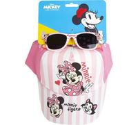 Casquette et lunettes de soleil Disney Minnie Mouse - Accessoire mignon pour les filles