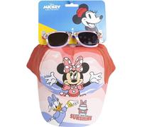 Casquette et lunettes de soleil Disney Minnie Mouse pour enfants - Set stylé pour les jours ensoleillés