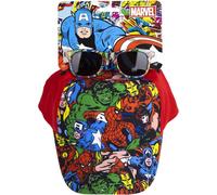 Casquette et lunettes de soleil Marvel Avengers pour enfants - Set stylé pour les jours ensoleillés