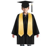Casquette et robe de remise des diplômes de maternelle, casquette de remise des diplômes et robe pour enfants - Kindergarten 2025 Capuchon de remise des diplômes et Napper Set | Robes scolaires