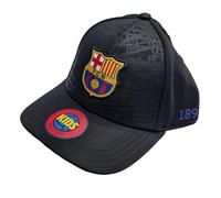Casquette FC Barcelona Eix noire - Produit sous licence - Taille enfant réglable
