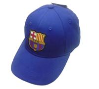 Casquette Fc Barcelone Enfant Officielle - Taille Réglable 54-56 Cm (Taille 54 Cm,Couleur Bleu)