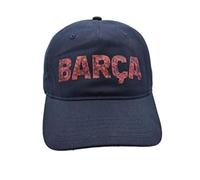 Casquette FCB Mosaico No 8 Navy garçon FC. Barcelona - Produit sous licence - 100 % acrylique - Taille enfant L/M réglable