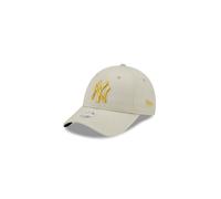 New Era Casquette 9FORTY® New York Yankees – logo métallique – blanc