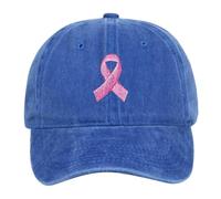 Casquette Femme Octobre Cancer du Sein International Publicity Day de Baseball Ruban Rose Imprimée Chapeau Sport Classiques Rétro Hat Respirante Ajustable ete queue cheval Accessoires visières