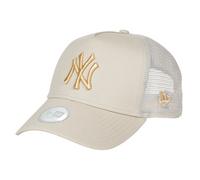 Casquette femmes New-Era FEMALE METALLIC TRUCKER NEW YORK YANKEES STNMTG Beige Unique