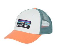 Patagonia - P-6 Logo LoPro Trucker Hat White Peach Sherbet - Casquette