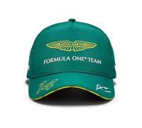 Aston Martin F1 Casquette Fernando Alonso 2024 pour Enfant - Vert - Taille Unique