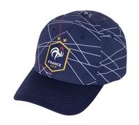 Casquette - FFF - Collection officielle - Taille réglable - Polyester - Bleu Taille unique