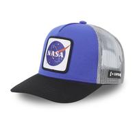 Capslab Space Mission NASA Snapback Cap CL-NASA-1-US1, Mens Cap with a Visor, Blue, One Size EU