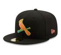 Casquette Fitted 59Fifty - NEW ERA - St. Louis Cardinals - Noir - 100% Polyester - Sportswear 6 7/8
