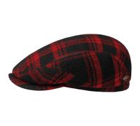 Casquette Flannel Check Driver rouge-noir 55 cm