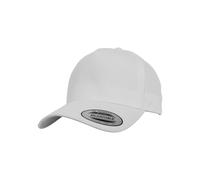 Flexfit Casquette Snapback 5 panneaux courbée classique Mixte Blanche Taille Unique