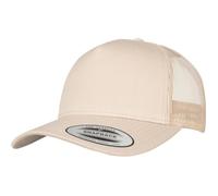 Casquette Flexfit 5-Panel RETRO Trucker Snapback - Beige - Homme