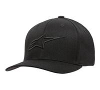 Casquette Flexfit Alpinestars Ageless Curve pour homme, noir et blanc