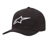 Casquette Flexfit Alpinestars Ageless Curve pour homme, noir et blanc