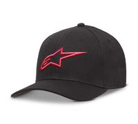 Casquette Flexfit Alpinestars Ageless Curve pour homme, noir et rouge