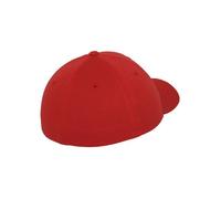 Casquette - FLEXFIT - Double - Rouge - Mi-profil - Jersey doux L/XL