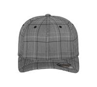 Flexfit Casquette Mixte Glen Check – Noir/Blanc – Taille L/XL (EU)