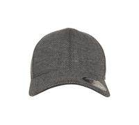 Flexfit Casquette Heringbone Mélange – Mixte – Noir/h.Gris – Taille S/M