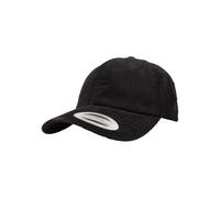 Flexfit Casquette velours côtelé profil bas Dad Unisexe Taille unique Noir