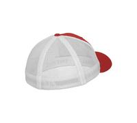 Flexfit Casquette mixte Trucker en mesh bicolore Rouge/Blanc L-XL (EU)