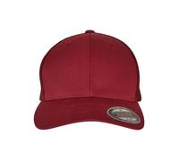Flexfit Casquette Mesh Trucker unisexe – Visière incurvée – Taille unique L-XL, Framboise