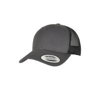Flexfit Casquette de Baseball 6606T-Retro Trucker 2-Tone Carbone/Noir Taille Unique Mixte