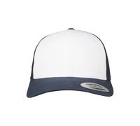 Flexfit Casquette Retro Trucker Mixte Front coloré Noir/Blanc Taille unique