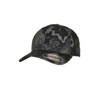 Flexfit Casquette Veil Camo – Camouflage, bande flexible – Noir poséidon S/M Mixte