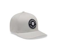 Casquette fox badge flexfit gris clair