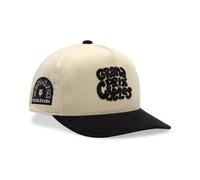 Casquette fox circa 74 corduroy blanc noir