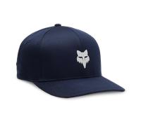 Casquette fox head tech flexfit bleu